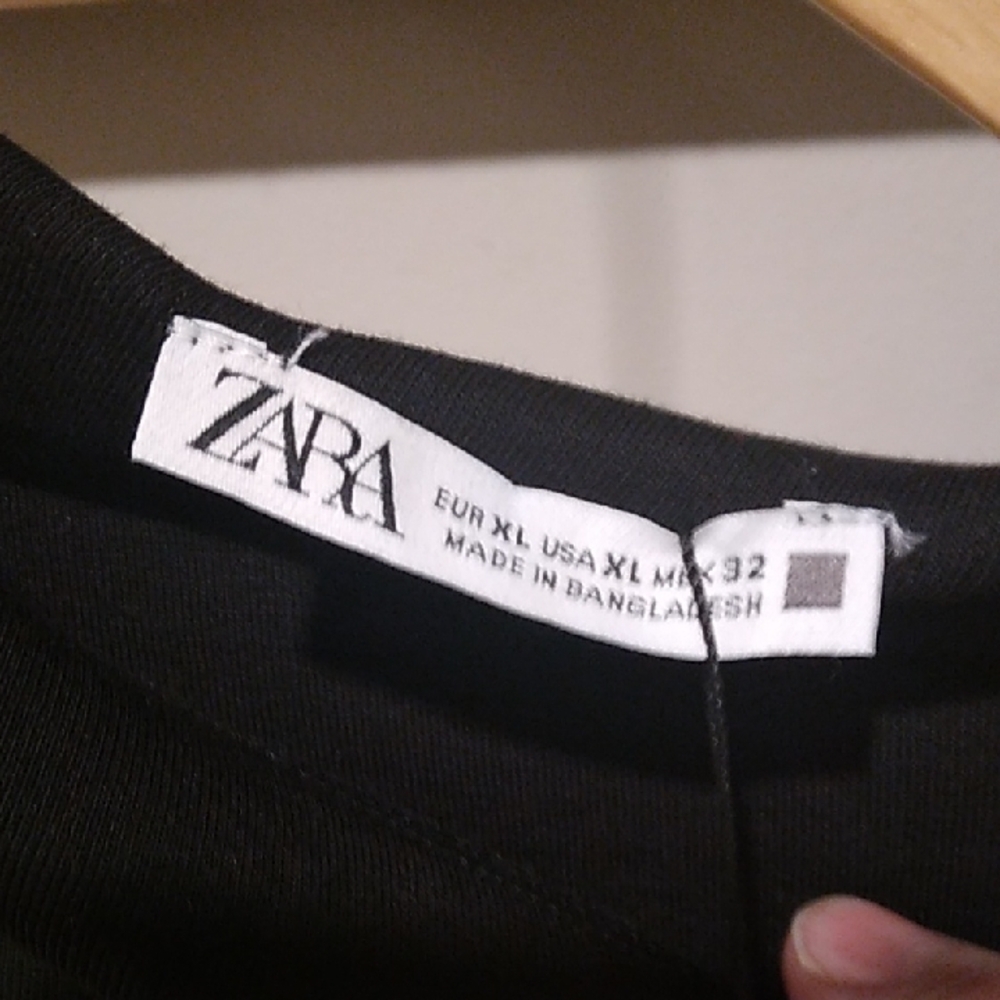 Zara Black Long Sleeve Dress - Picture 6 of 10